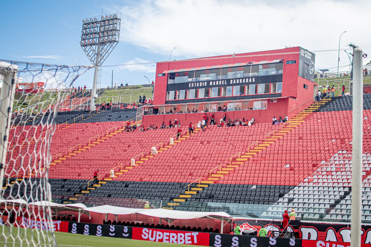 Estádio Manoel Barradas fica localizado no bairro Canabrava, em Salvador