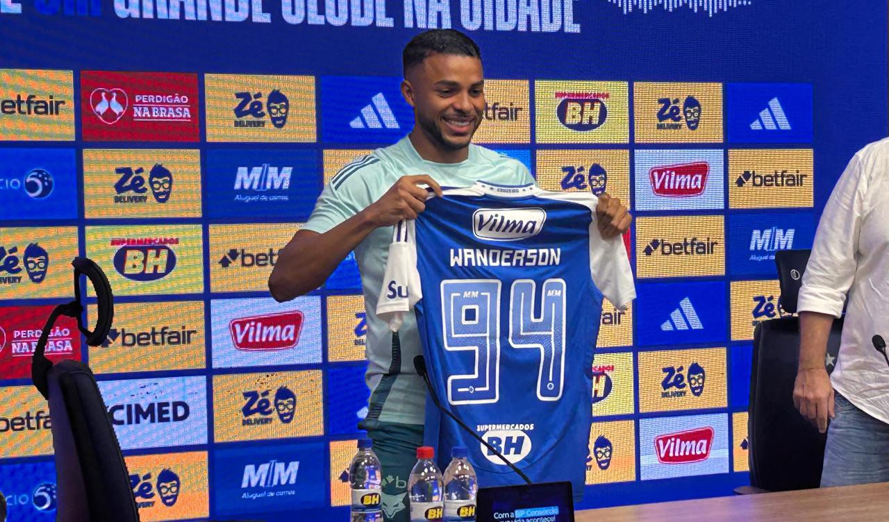 Wanderson usará a camisa de número 94, seu ano de nascimento