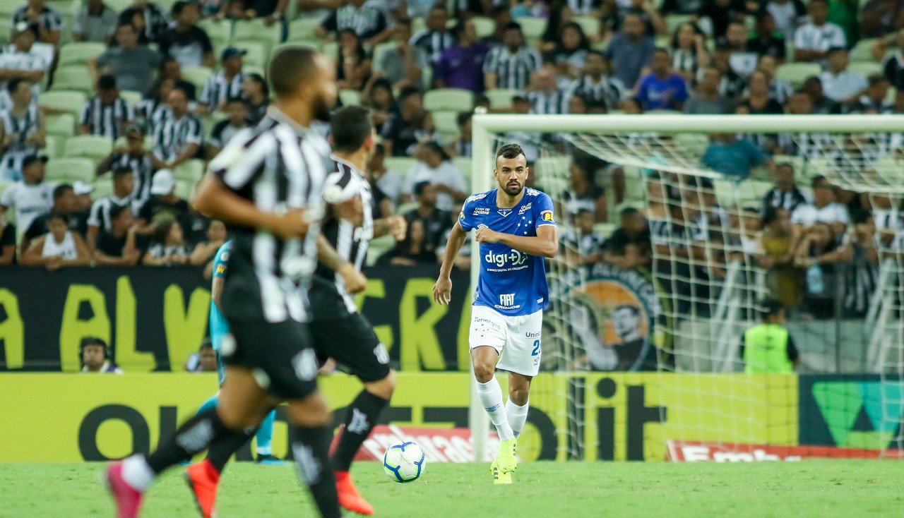 Fabrício Bruno estava na última partida entre Cruzeiro x Ceará, disputada em setembro de 2019 no Castelão