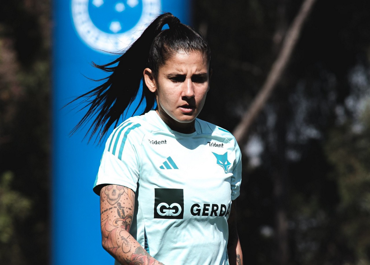 Destaque da equipe celeste, Gaby celebrou o bom momento pessoal e coletivo do time