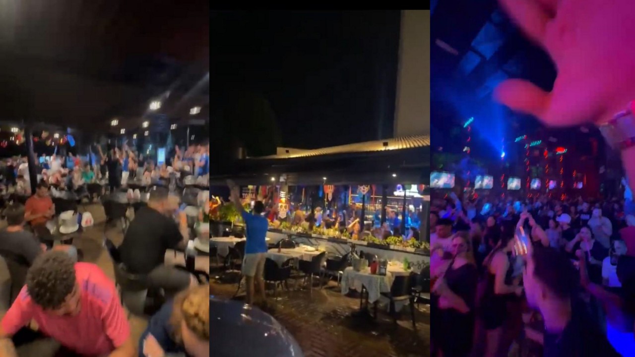 Torcedores do Cruzeiro 'invadiram' a cidade de Foz do Iguaçu antes da final da Sul-Americana