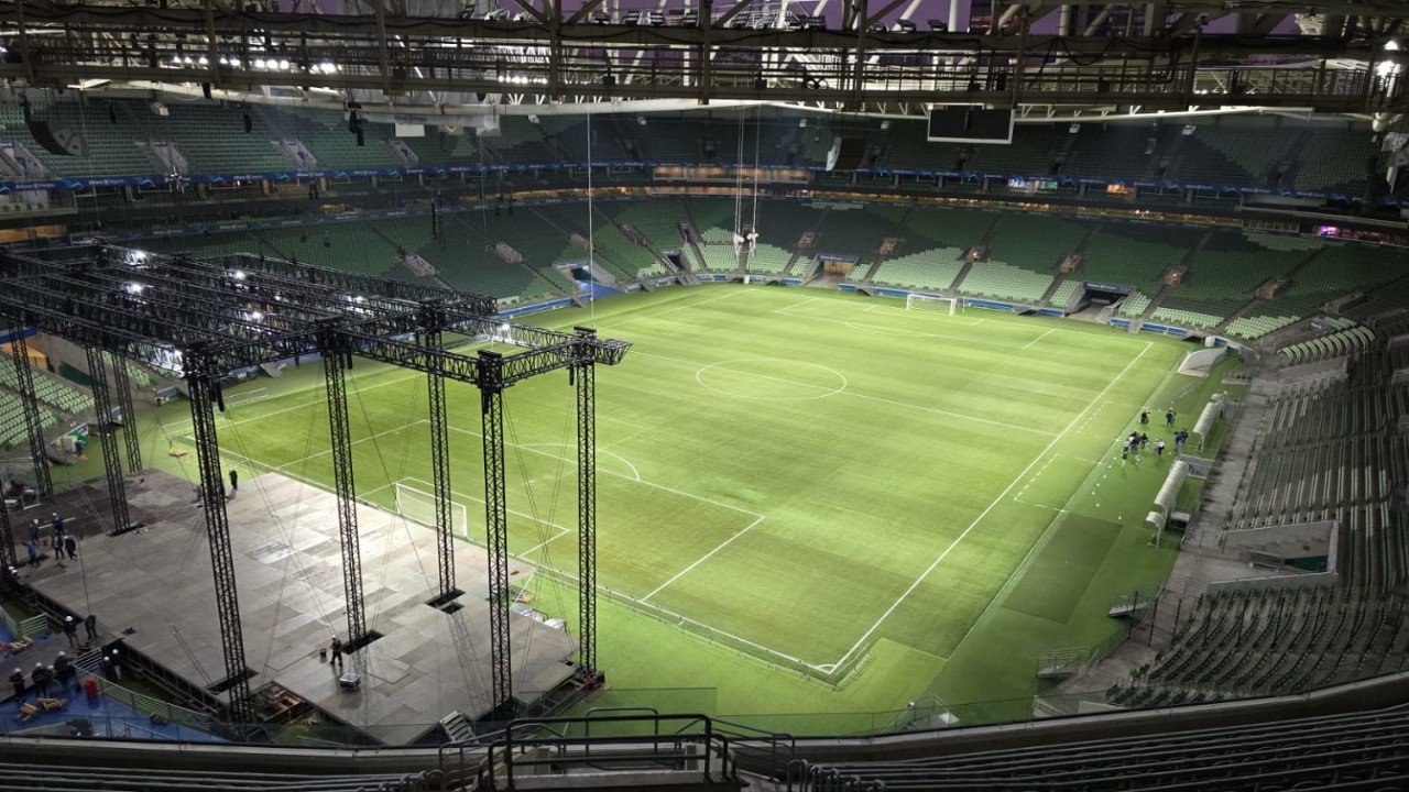 Allianz Parque recebe, constantemente, shows em seu gramado sintético