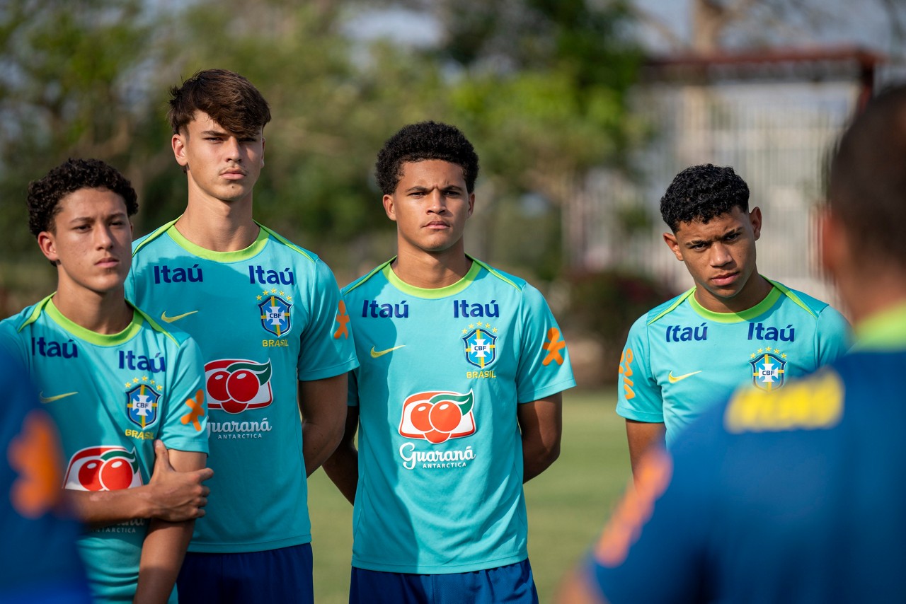 Kauã Prates está a serviço do Brasil no Sul-Americano sub-17