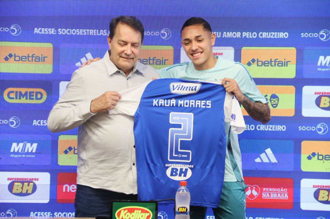 Lateral-direito Kauã Moraes, novo reforço do Cruzeiro