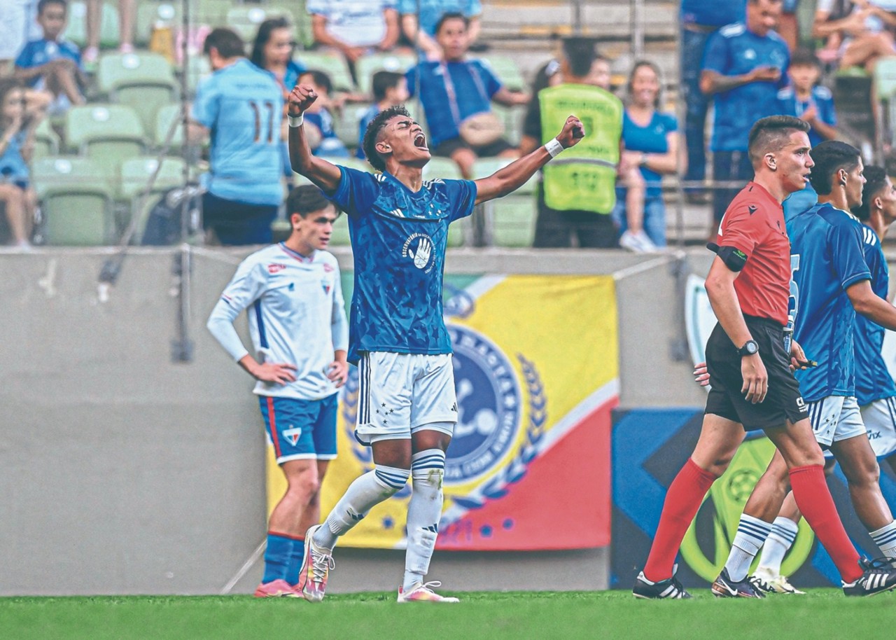 Keiji marcou na vitória do Cruzeiro diante do Fortaleza