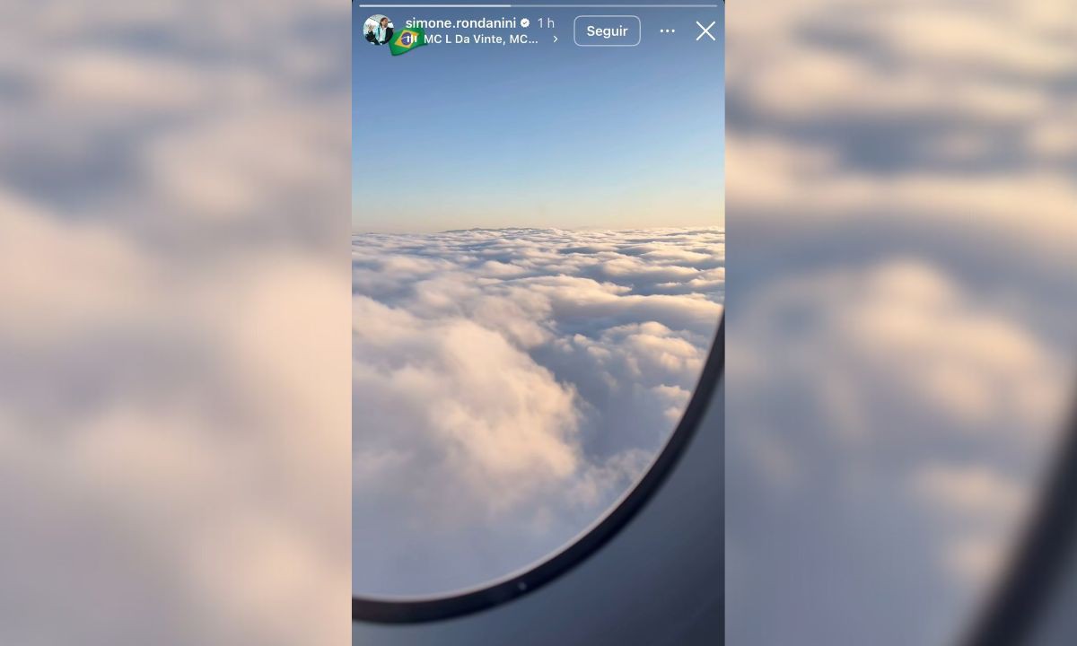 Empresário de Sinisterra posta foto em avião