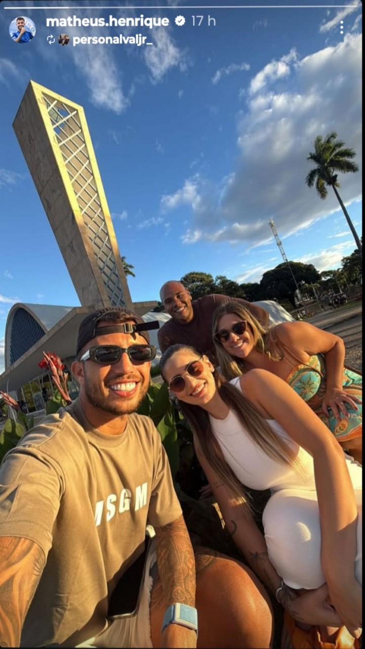 Matheus Henrique curte folga em BH