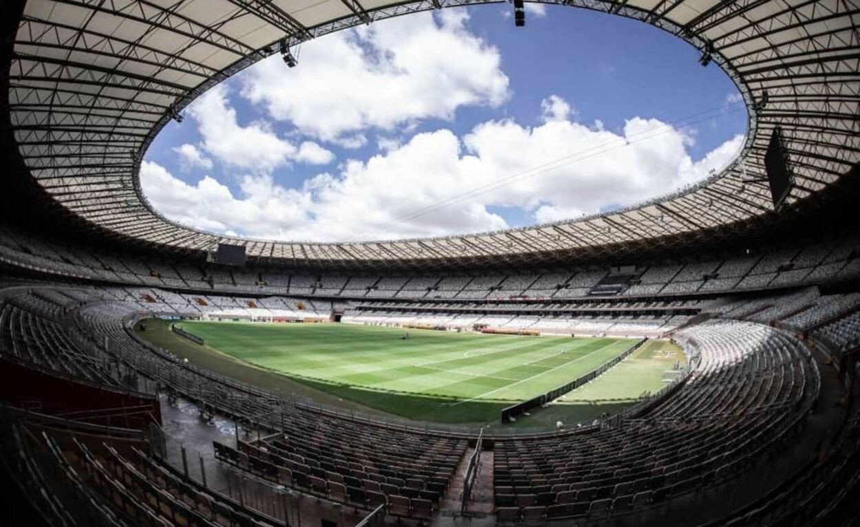 Mineirão tem capacidade para cerca de 62 mil torcedores nas arquibancadas