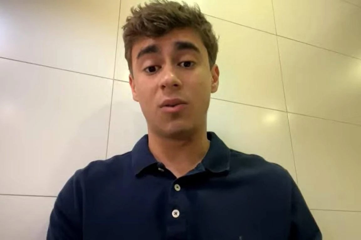 Deputado Nikolas Ferreira acompanhou o clássico entre Cruzeiro e Atlético no Mineirão