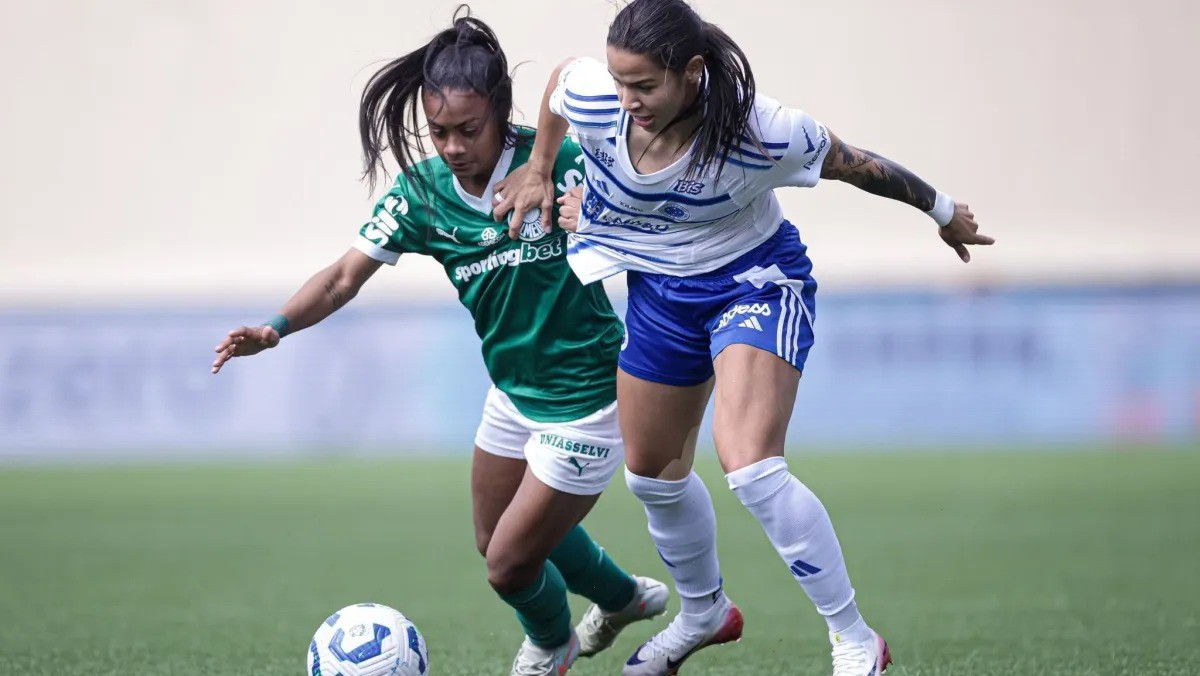 Cruzeiro enfrentará o Palmeiras no domingo (31/8) pelo Brasileiro feminino