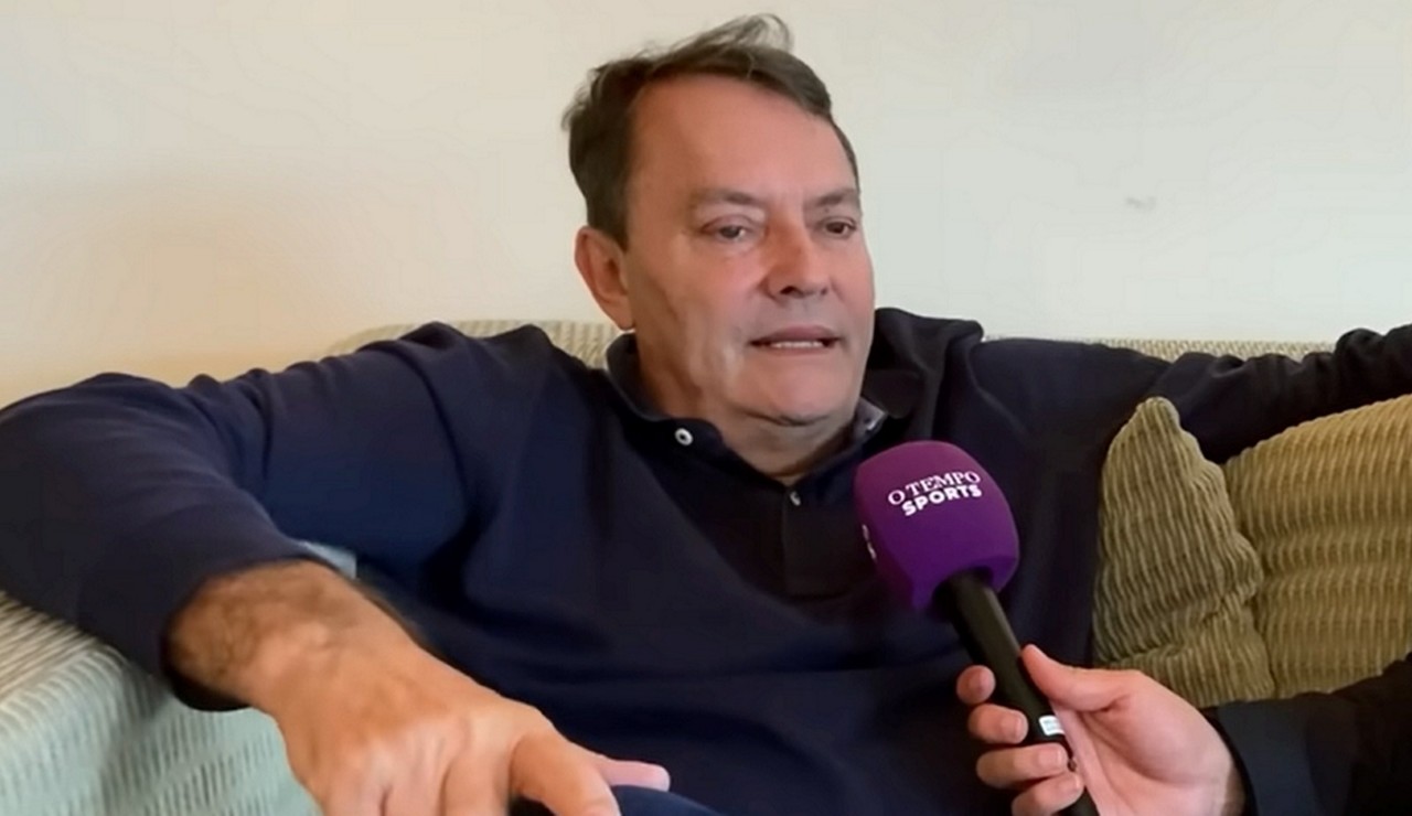 Pedro Lourenço, dono da SAF do Cruzeiro, durante entrevista à O TEMPO Sports