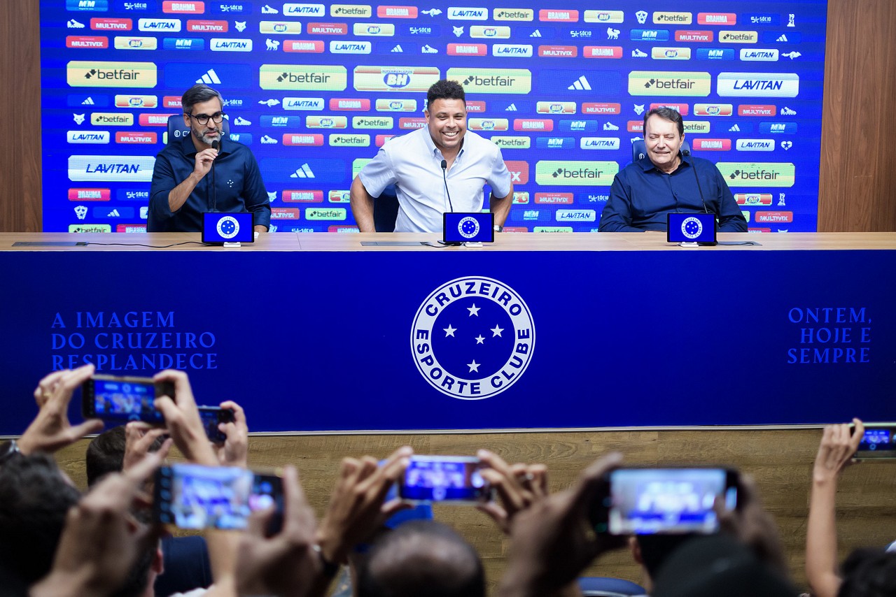 Gabriel Lima, Ronaldo Nazário e Pedro Lourenço