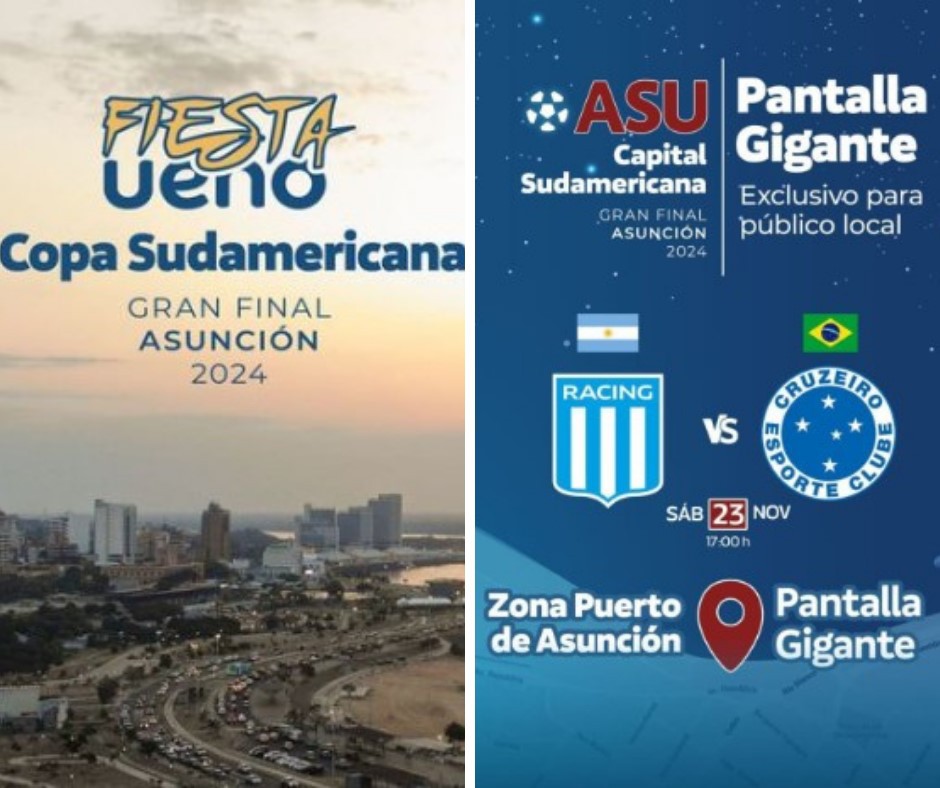 Assunção se prepara para final da Sul-Americana entre Cruzeiro e Racing