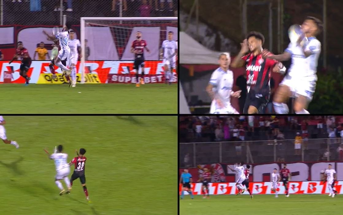Jogador da Raposa teria dominado a bola com o braço