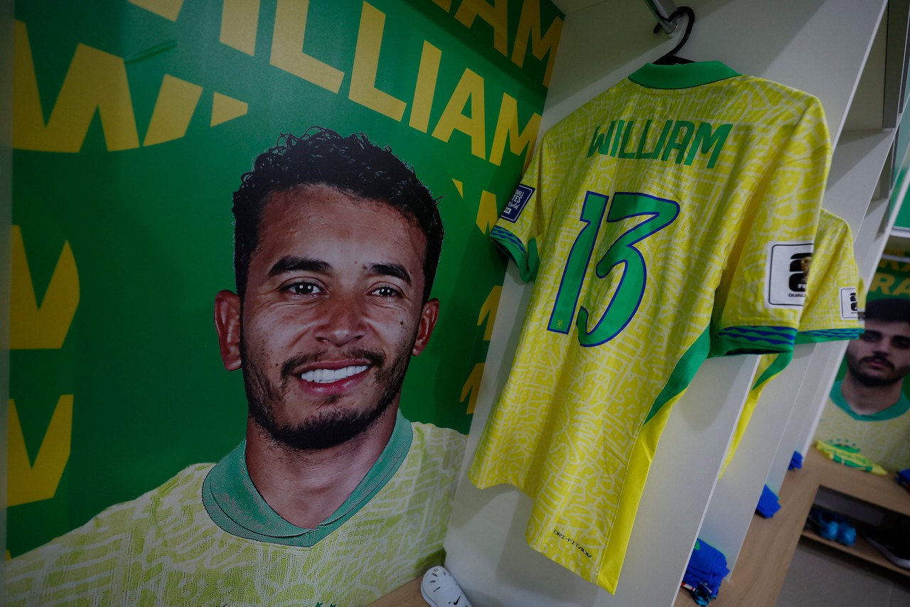 William ficou com a camisa 13 ao invés da 12