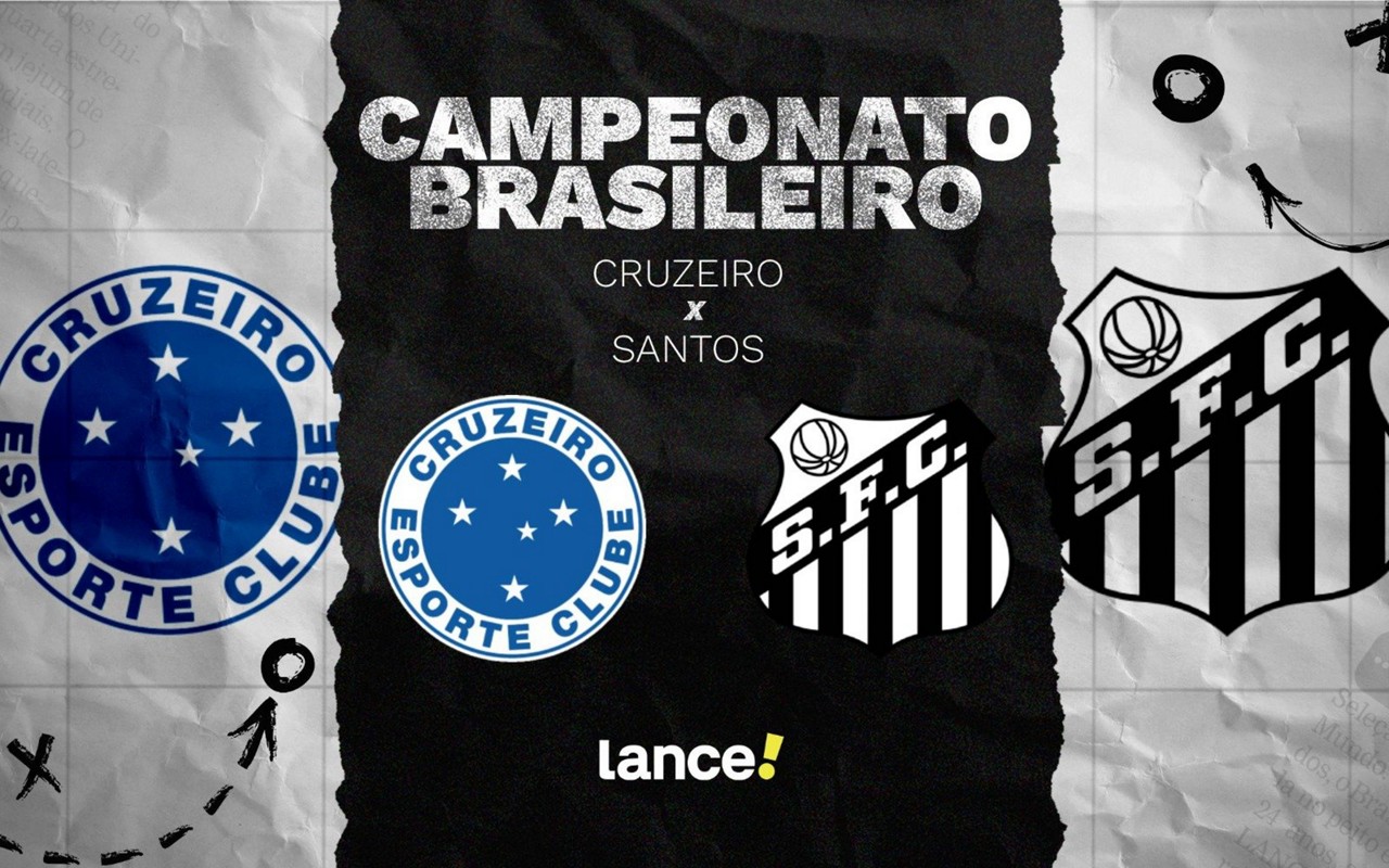 Cruzeiro e Santos jogam neste domingo (10), no Mineirão, pela 19ª rodada do Brasileirão