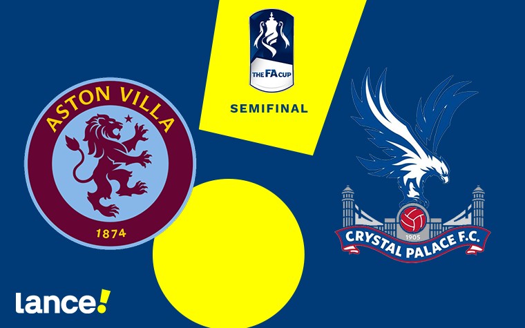 Crystal Palace x Aston Villa pela Copa da Inglaterra (Arte: Lance!)