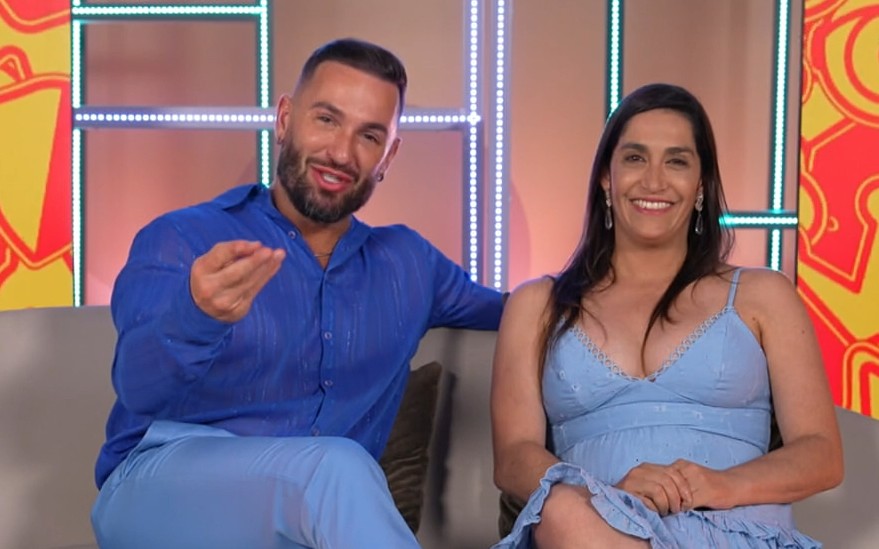 Diego e Daniele Hypólito entraram juntos no BBB 25 (Foto: Reprodução)