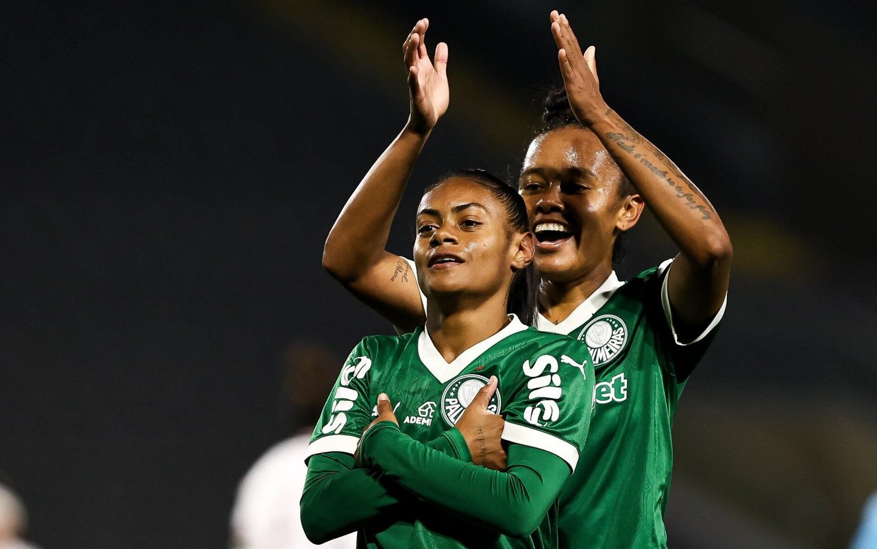 Tainá Maranhão marcou golaço pelo Palmeiras, contra o Fluminense, pelo Brasileirão feminino. (Foto: Staff Images Woman/CBF)