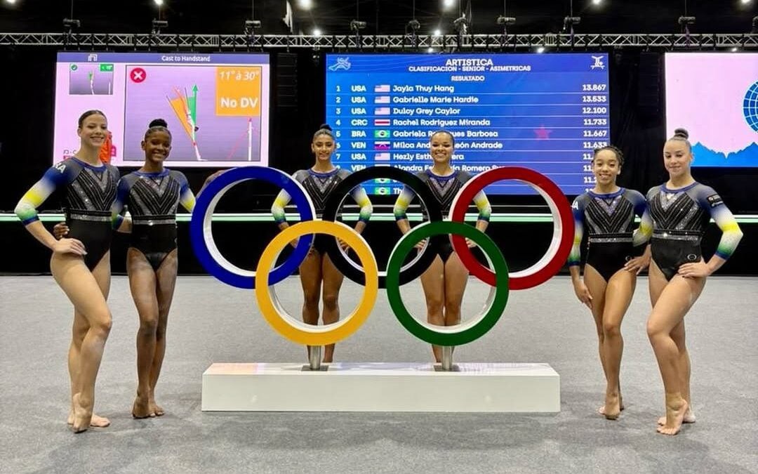 Brasil estreou no Pan de Ginástica (Foto: Divulgação/ CBG)