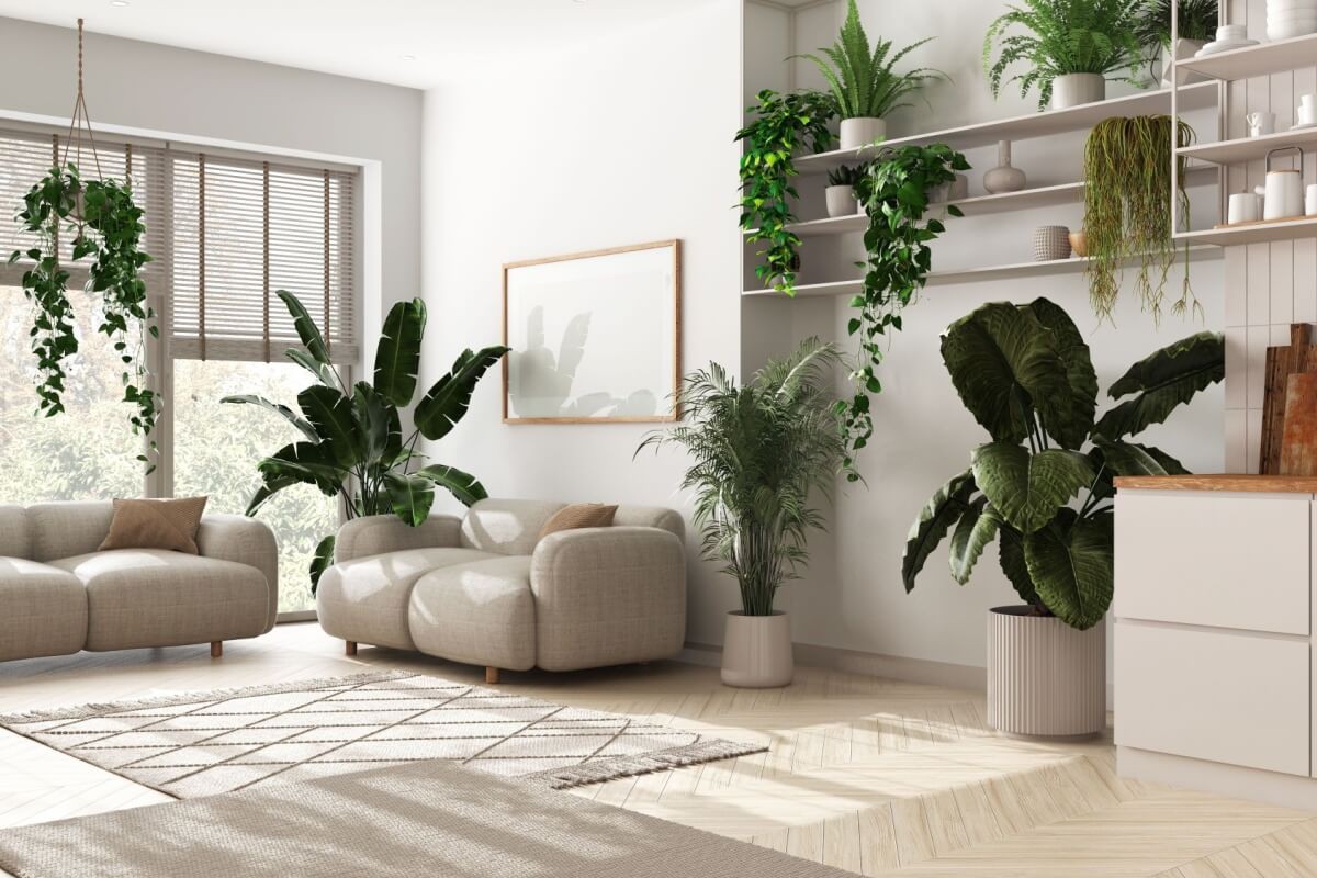 A biofilia busca conectar as pessoas com a natureza por meio da decoração