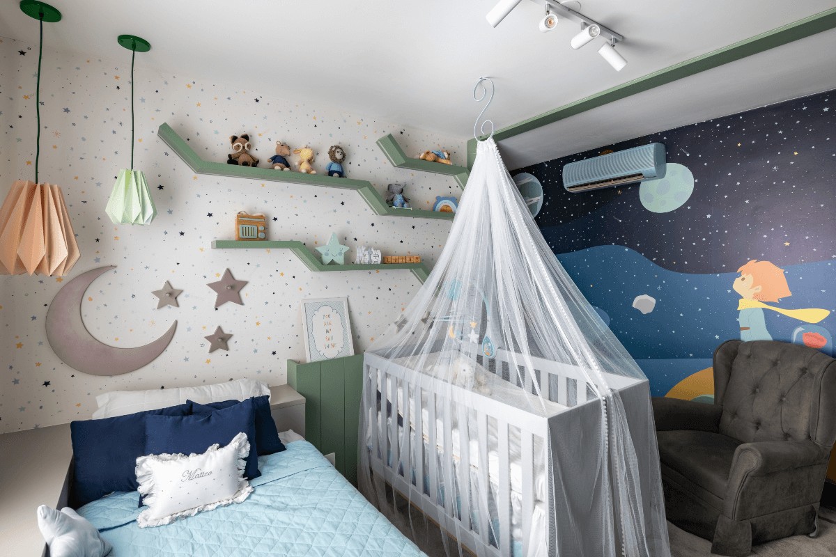 Cada elemento do quarto infantil deve ser pensado para acompanhar o crescimento da criança