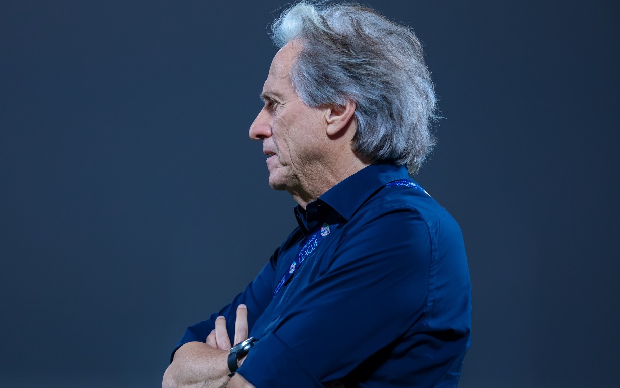 Jorge Jesus durante o seu trabalho no Al-Hilal (Foto: Divulgação/Al-Hilal)