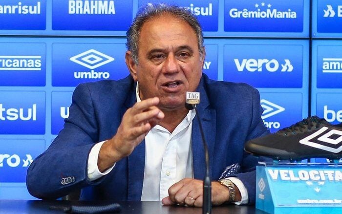 Denis Abrahão foi vice-presidente de futebol do Grêmio em 2021 e 2022. (Foto: Lucas Uebel/Grêmio FBPA)