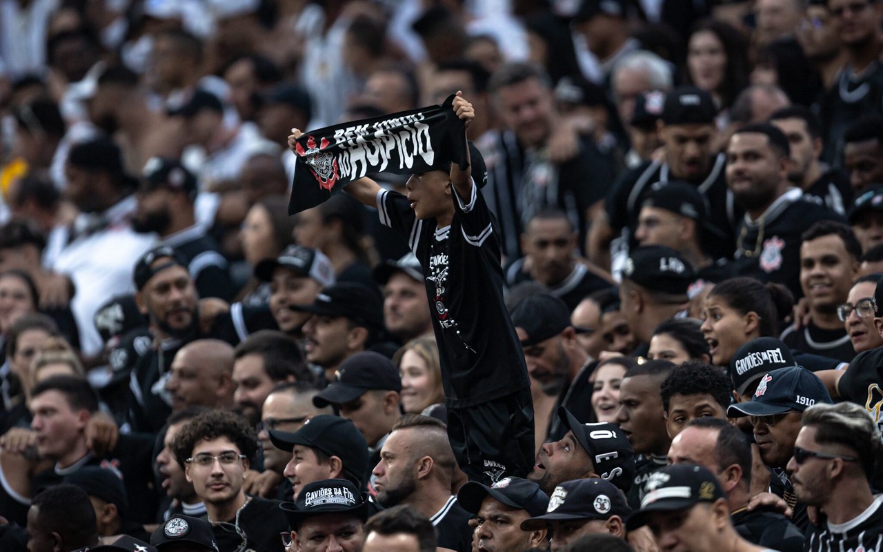 Torcida do Corinthians promete ações para decisão do Paulistão (Foto: Leonardo Lima/AGIF)