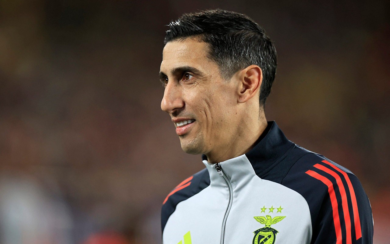 Di María, atacante do Benfica (Foto: Valery Hache/AFP)
