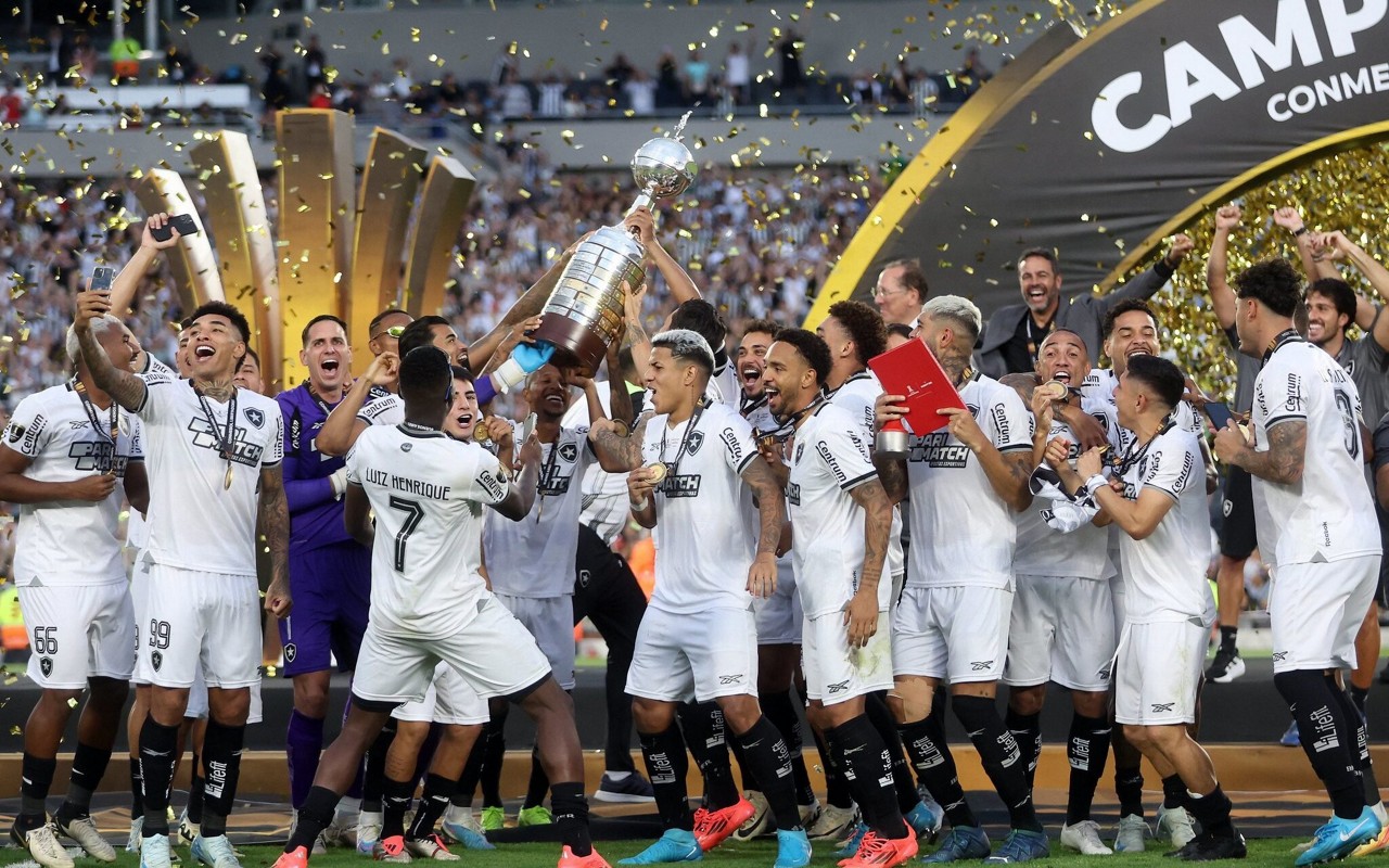 Botafogo campeão da Libertadores 2024 (Foto: Vitor Silva/Botafogo)