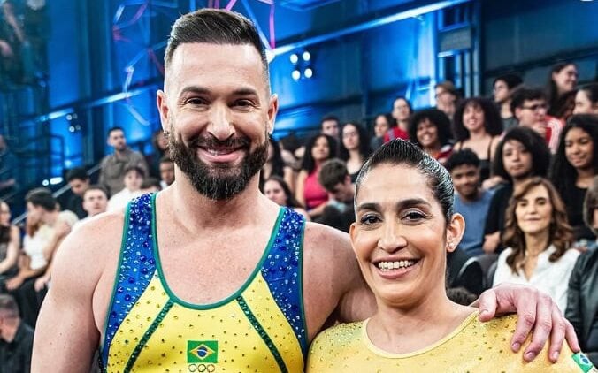 Diego e Daniele Hypólito são os novos participantes do BBB (Foto: Reprodução)