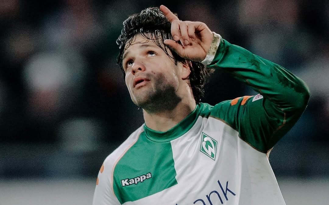 Diego em ação pelo Werder Bremen (Foto: Reprodução)