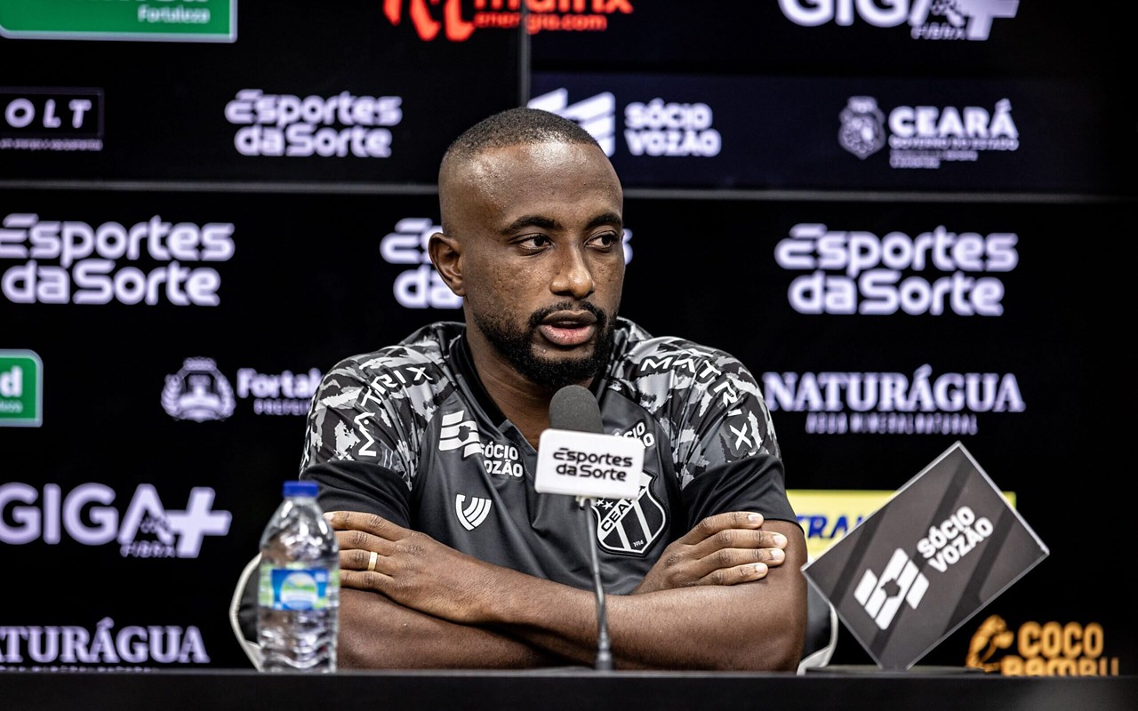Dieguinho, atleta do Ceará, em entrevista (Foto: Gabriel Silva/Ceará SC)