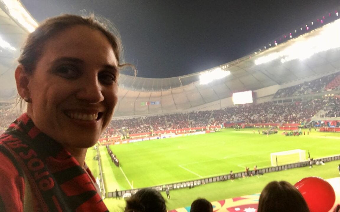 Gabriela Kappel no Mundial de Clubes em 2019 (Foto: Arquivo pessoal)