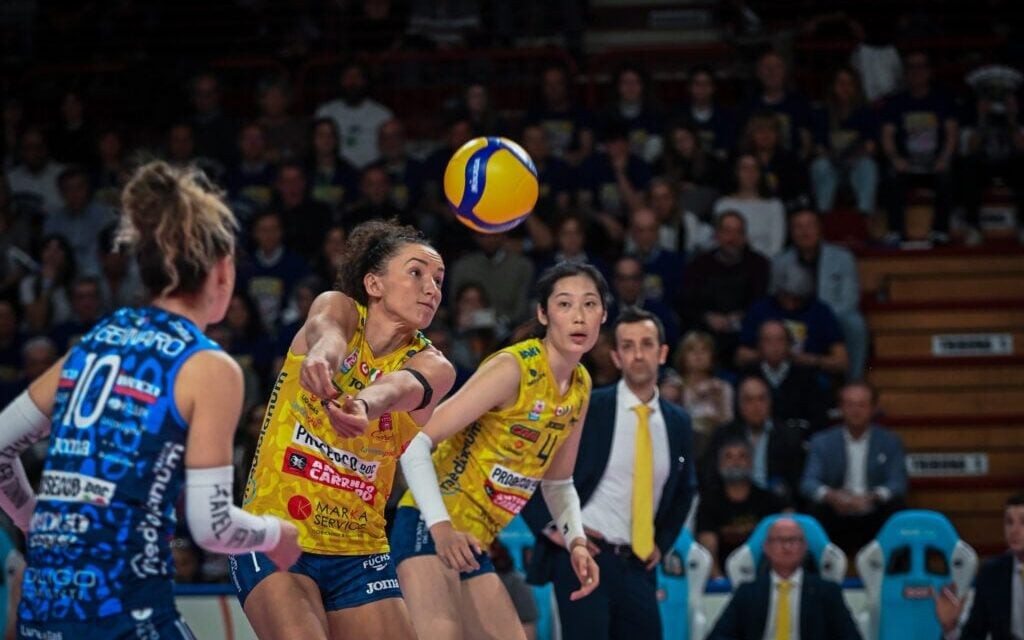 Gabi Guimarães em último jogo da semifinal do Italiano de Vôlei (Foto: Vettori)