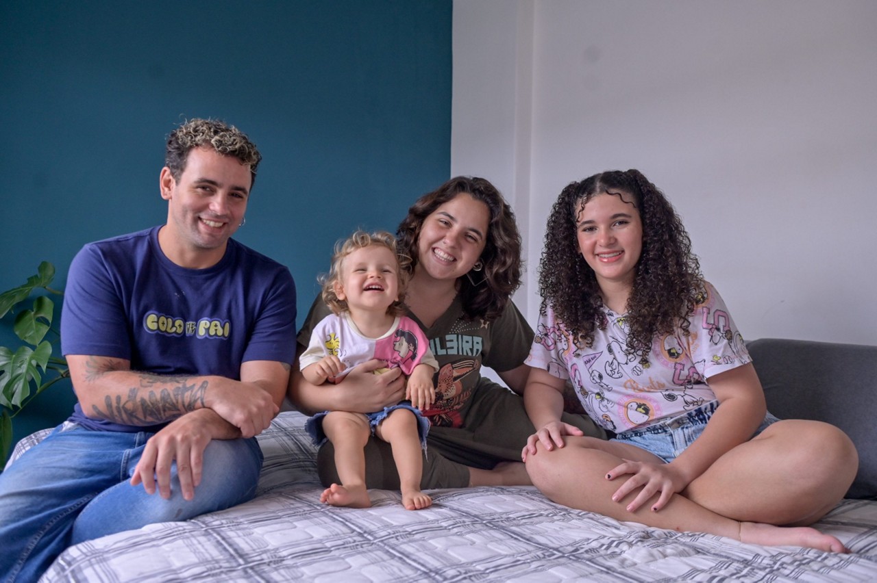 GUERREIRA. Amora nasceu com  malformação cerebral e  surpreende a cada dia  com os marcos de desenvolvimento
