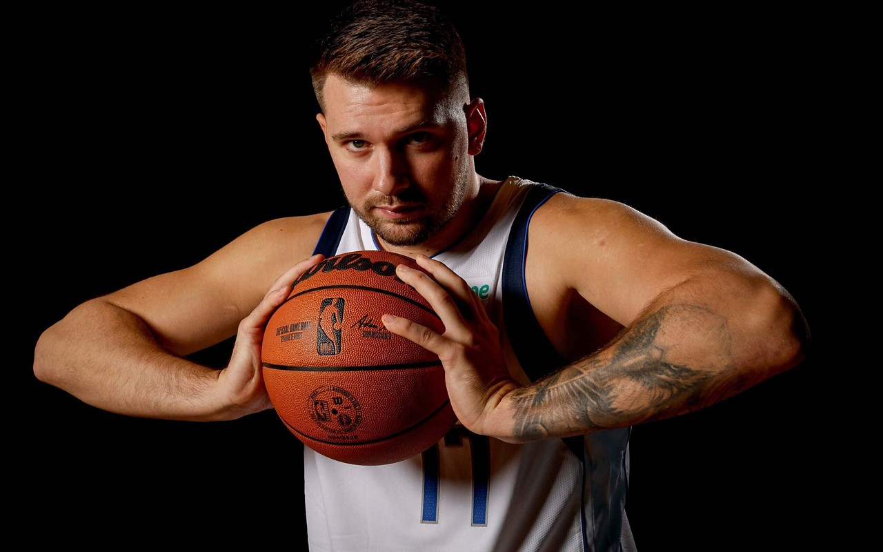 Dončić, principal estrela do Dallas Mavericks nas desde 2018 (Foto: Tyler Kaufman/ AFP)