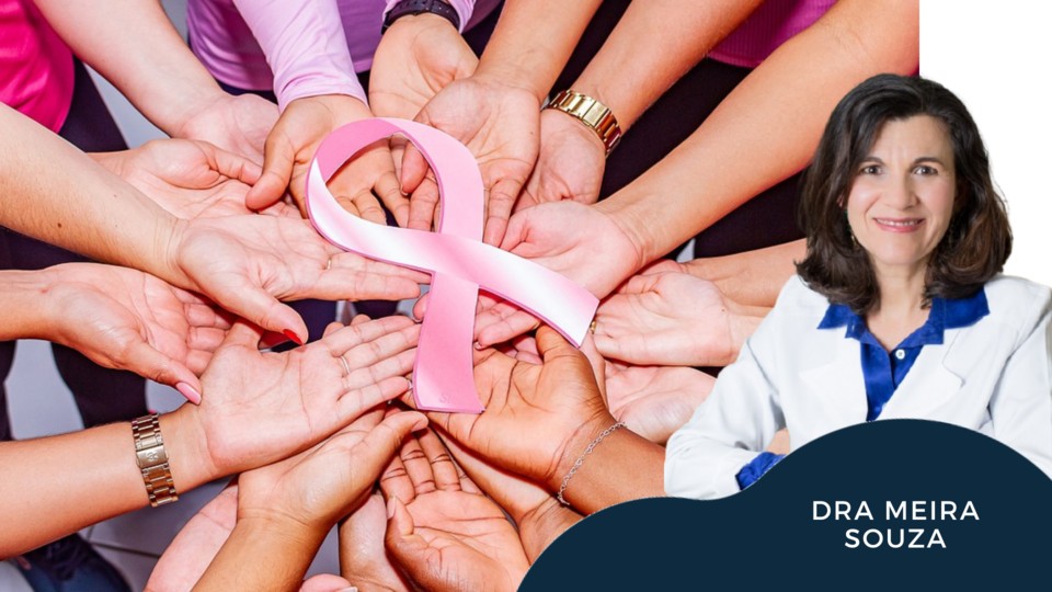 Imagem ilustrativa do outubro Rosa e a prevenção ao câncer de mama