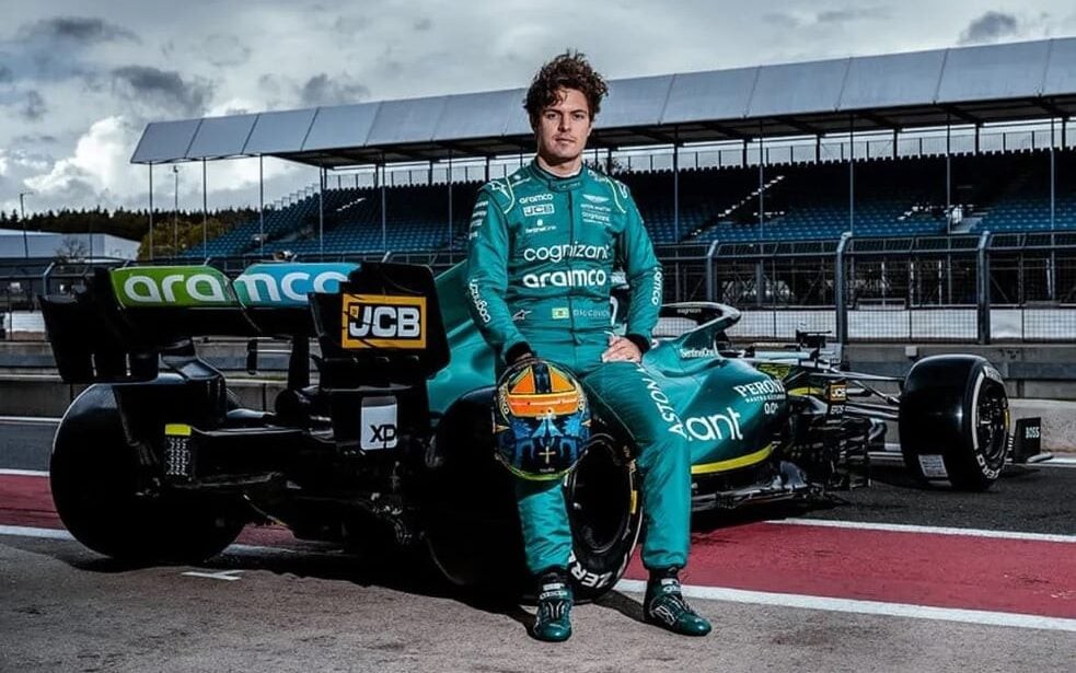 Drugovich é piloto de teste da Aston Martin, que tem dois patrocinadores brasileiros (Foto: Divulgação)