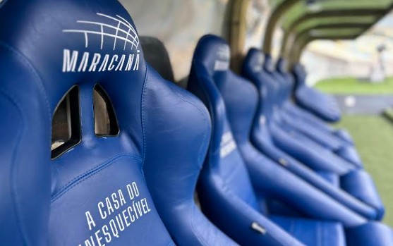 Novo banco de reservas do Maracanã (Foto: Divulgação)