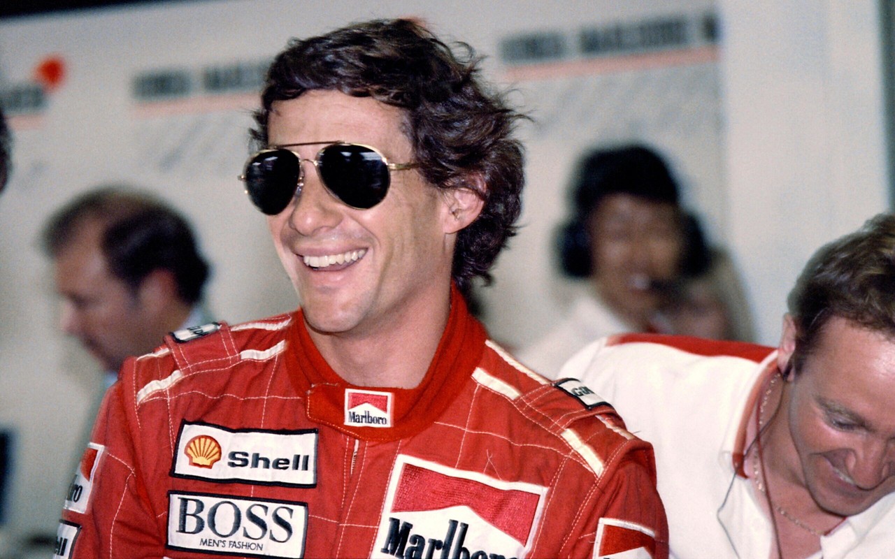 Ayrton Senna antes de corrida na Fórmula 1 (Foto: Toshifumi Kitamura/AFP)