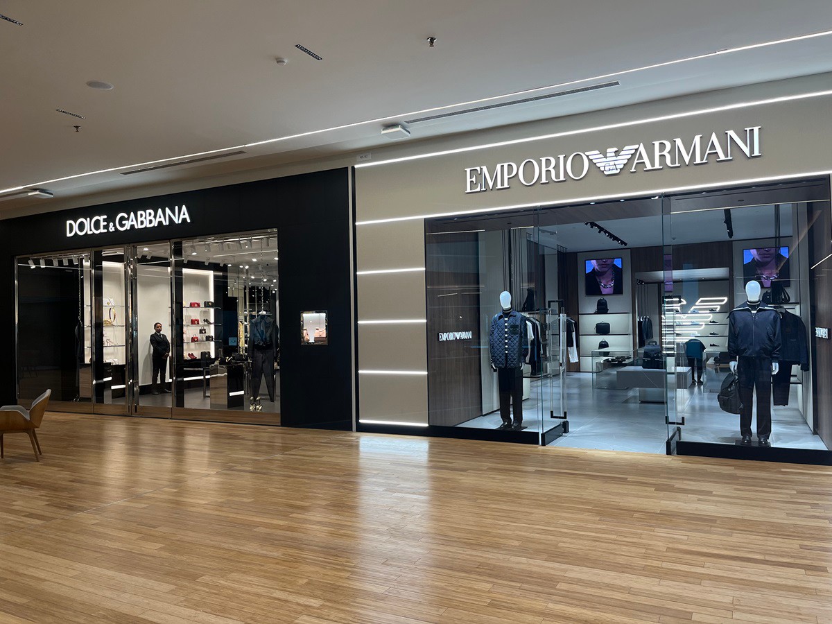 Dolce&Gabbana e Emporio Armani no DiamondMall