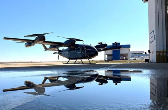 Protótipo de eVTOL da Embraer, que deve chegar ao mercado em breve