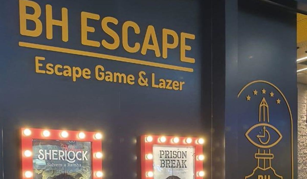 Loja BH Escape fica no 3º piso do shopping Del Rey