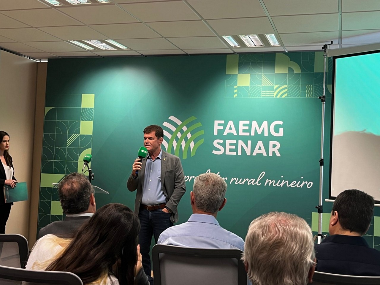 Presidente da Faemg, Antônio Pitangui de Salvo, apresenta resultados do agro