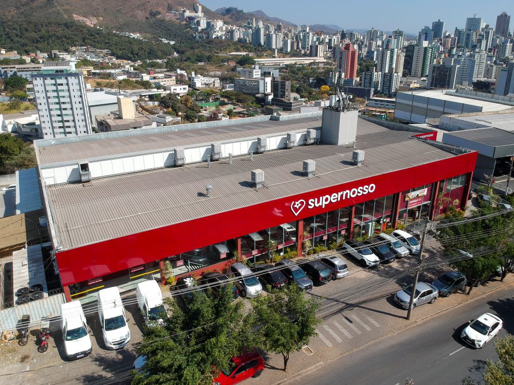 Imagem ilustrativa de um supermercado do Grupo Supernosso