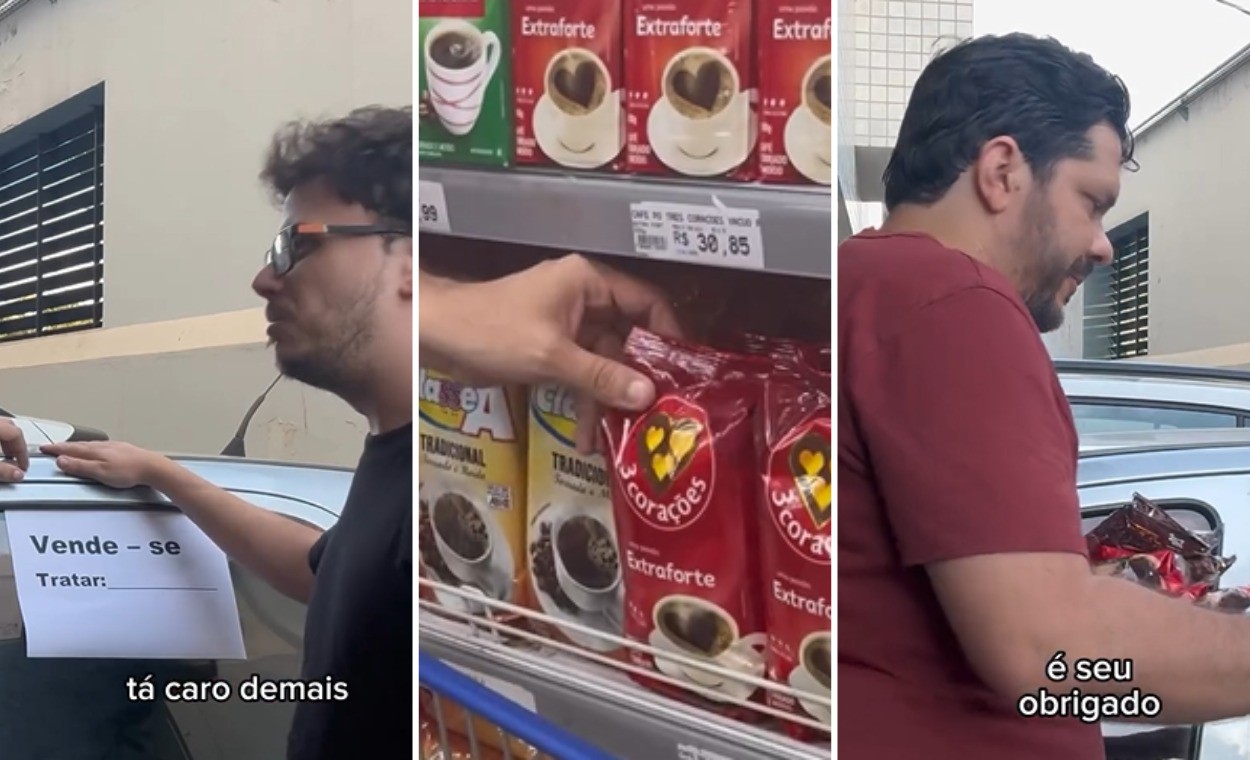 Humorista Paulo Araújo "trocou" o próprio carro por 10 pacotes de café