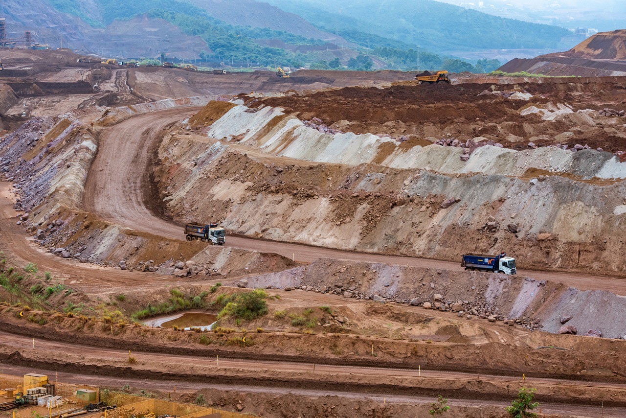 Mineração na região de Serra Azul