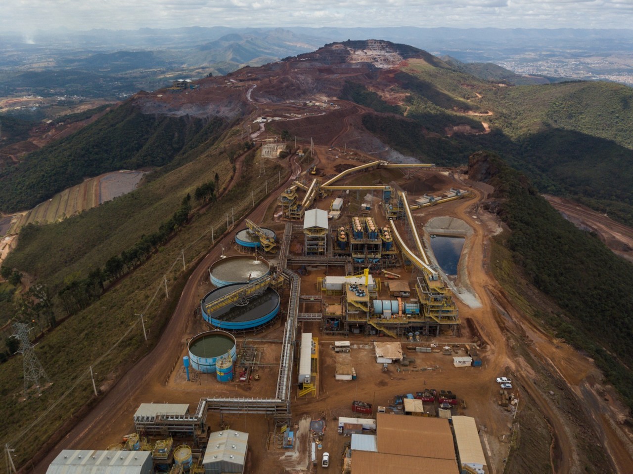 Imagem aérea do projeto Tico-Tico da Mineração Morro do Ipê